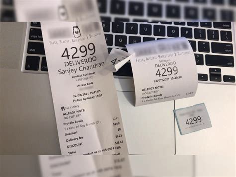thermal receipts are low quality